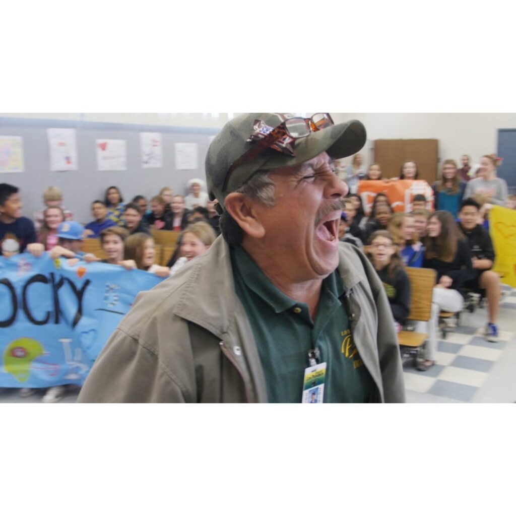 Students Trick Their Custodian and He Walks Into Surprise of His Life!