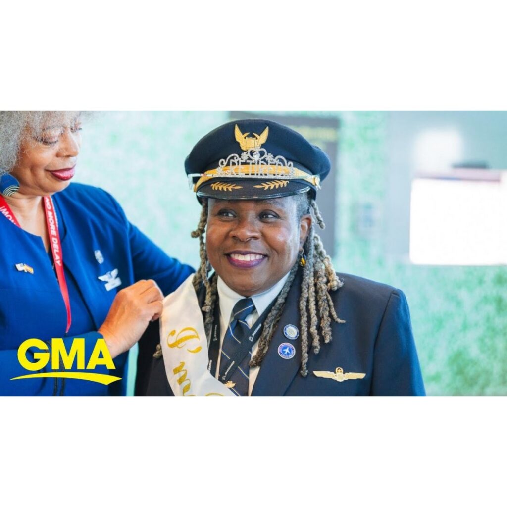 Pioneering 1st Black Female Pilot Makes Her Retirement Flight
