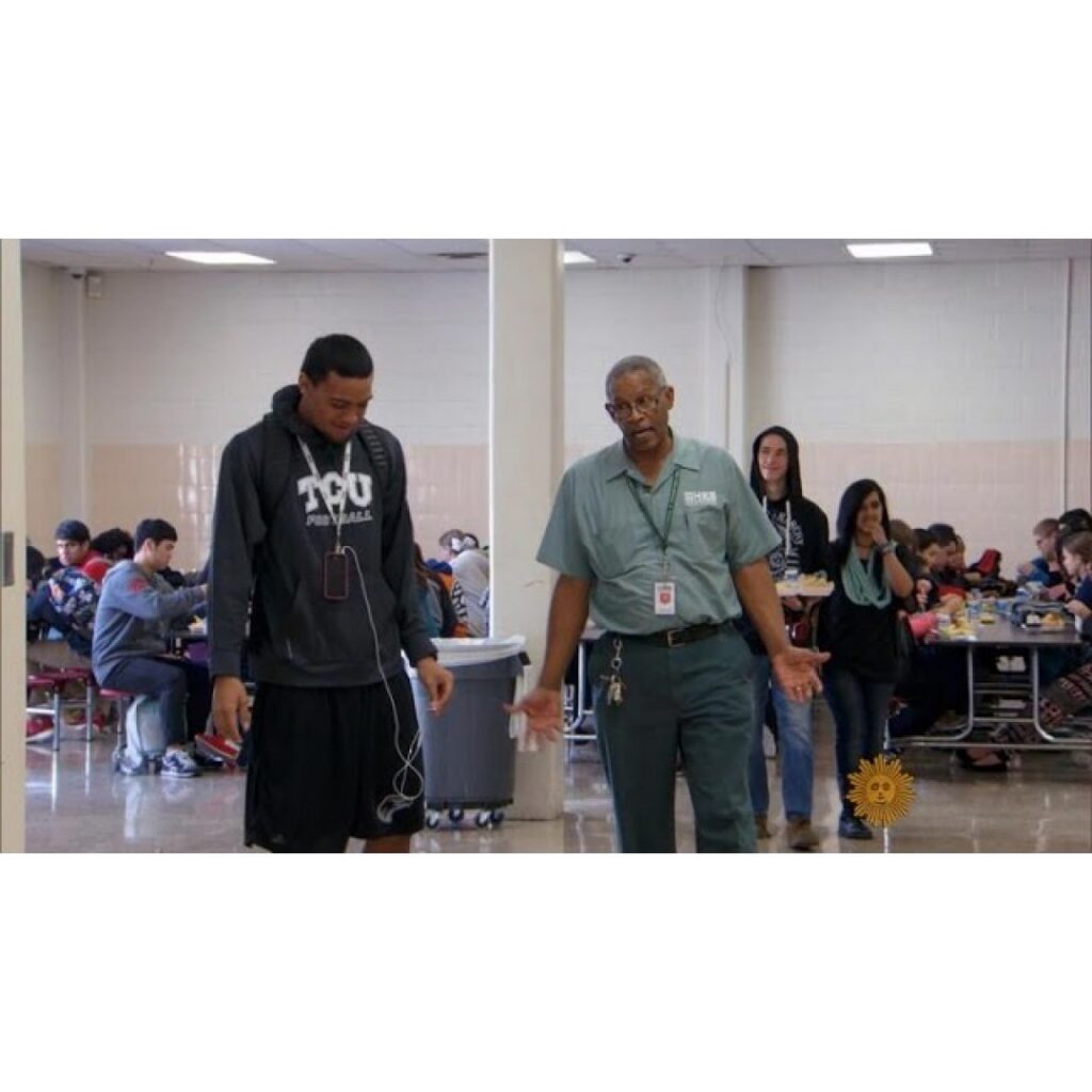 High school janitor goes above and beyond (C Clark)