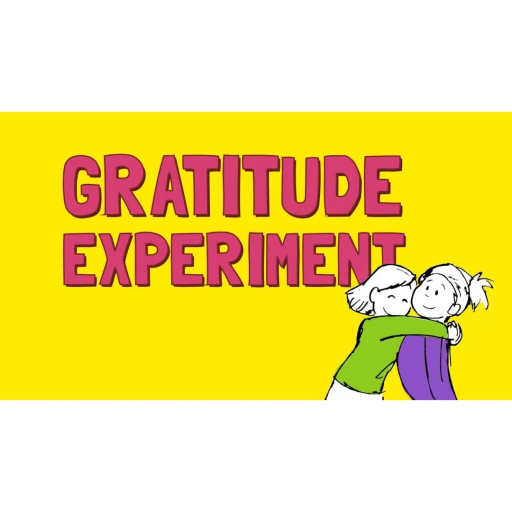 The gratitude experiment