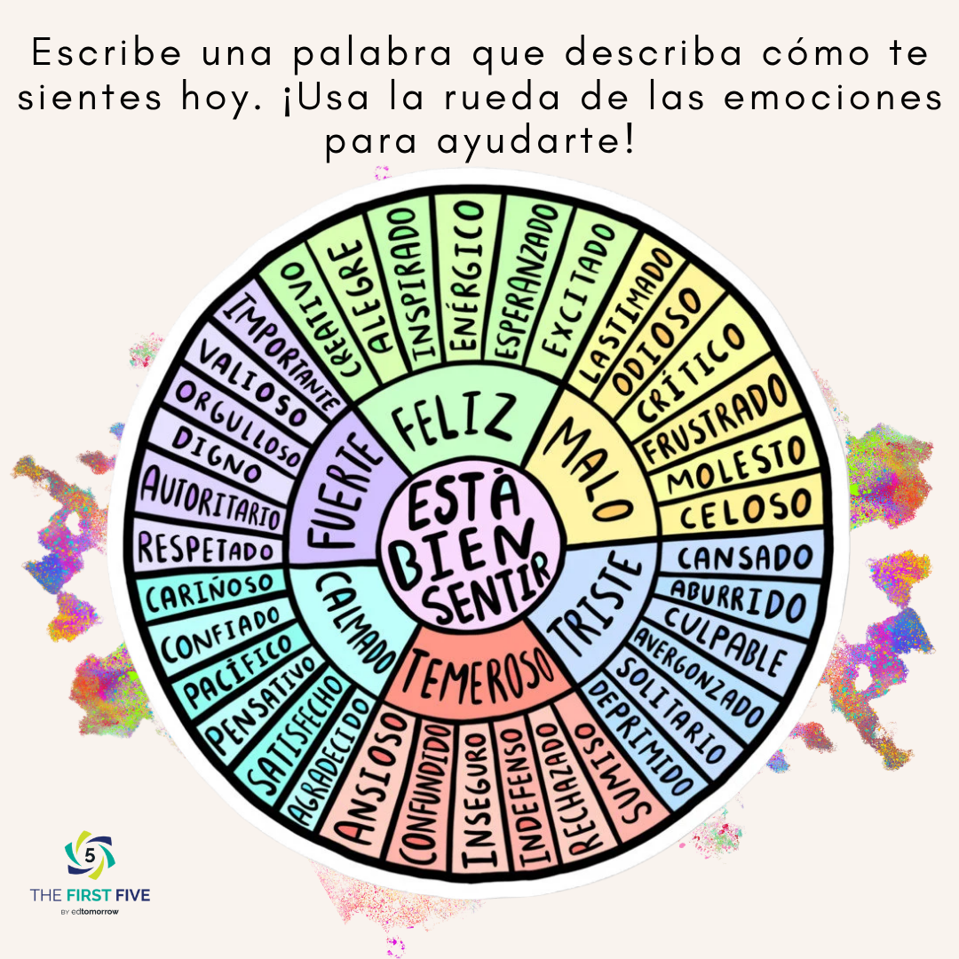Rueda de Sentimientos una Palabra