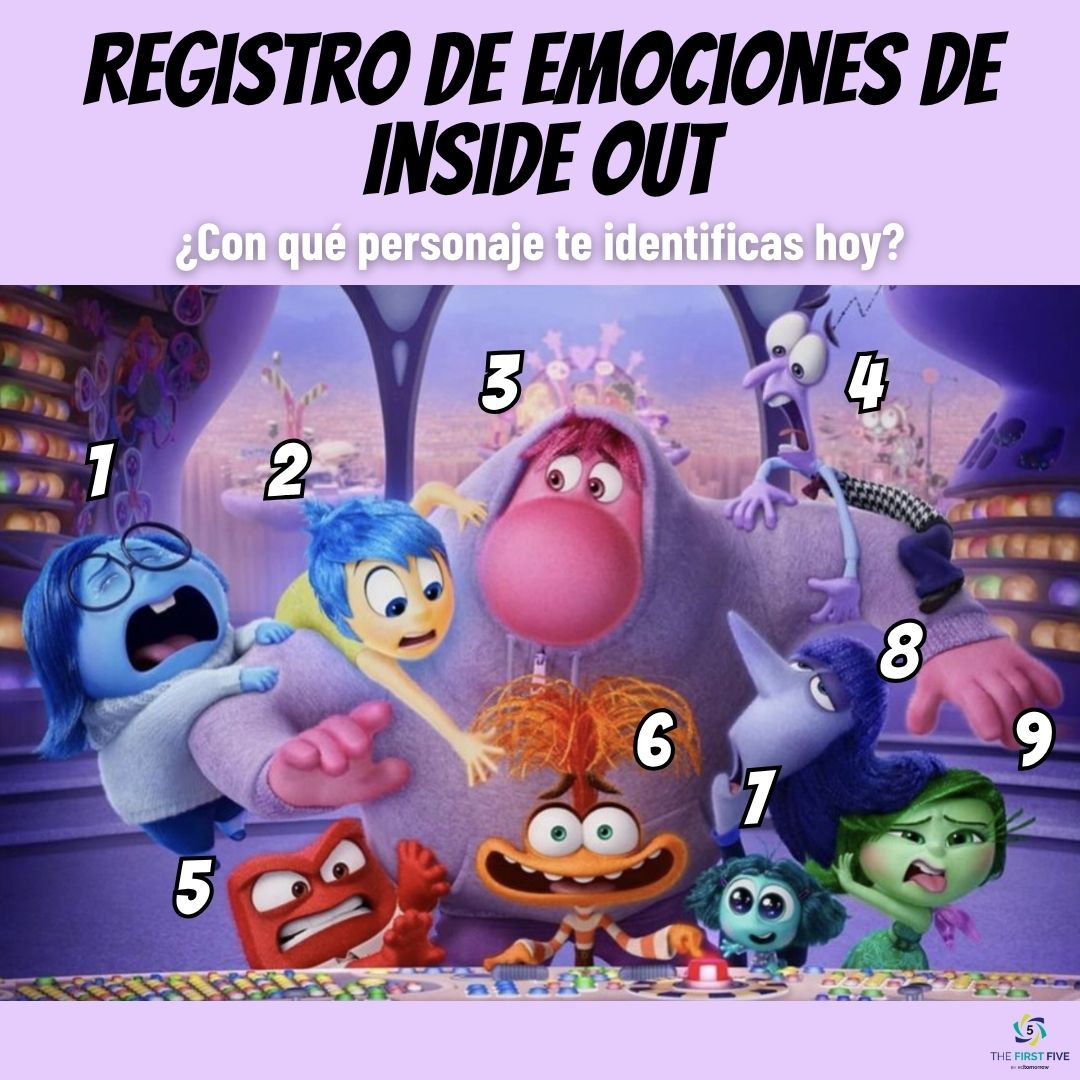 Emociones de Inside Out