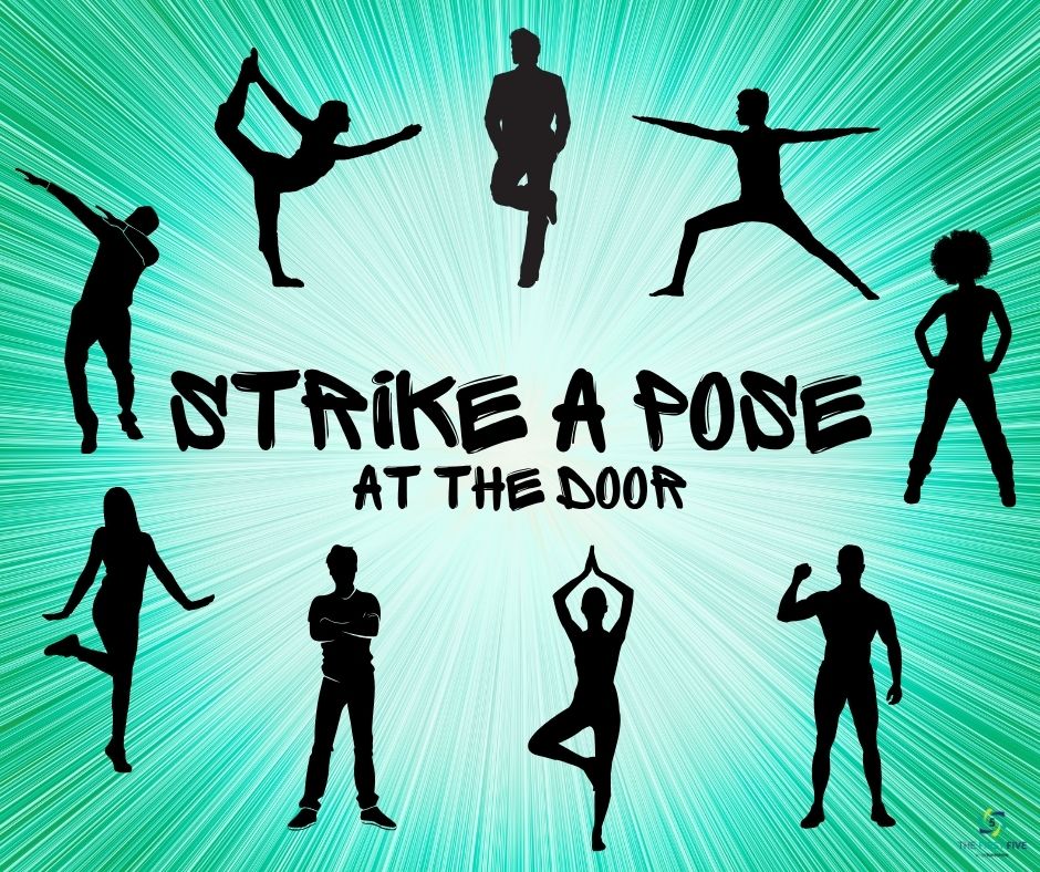 Green Silhouette Strike a Pose