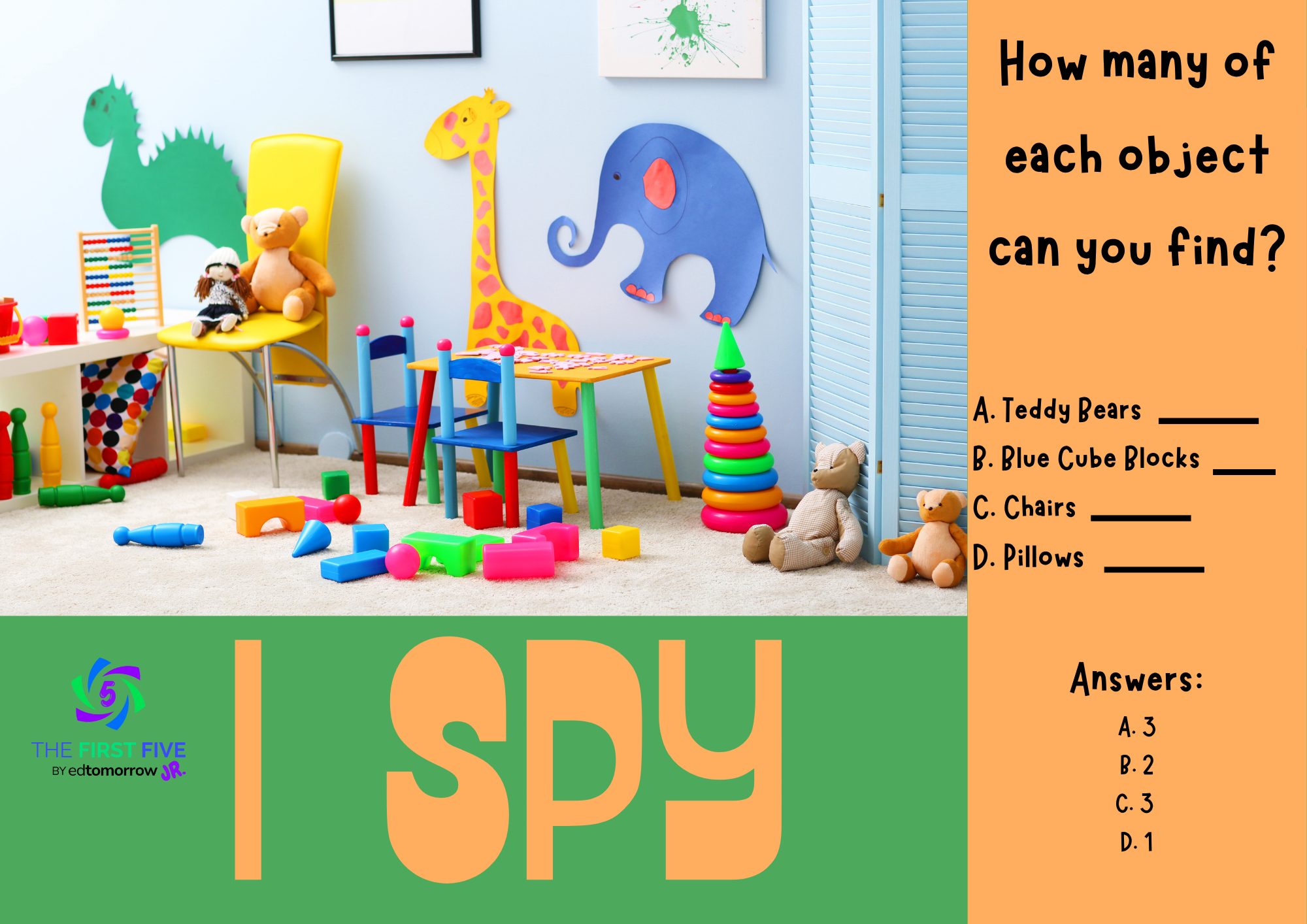 I Spy Bedroom Toys
