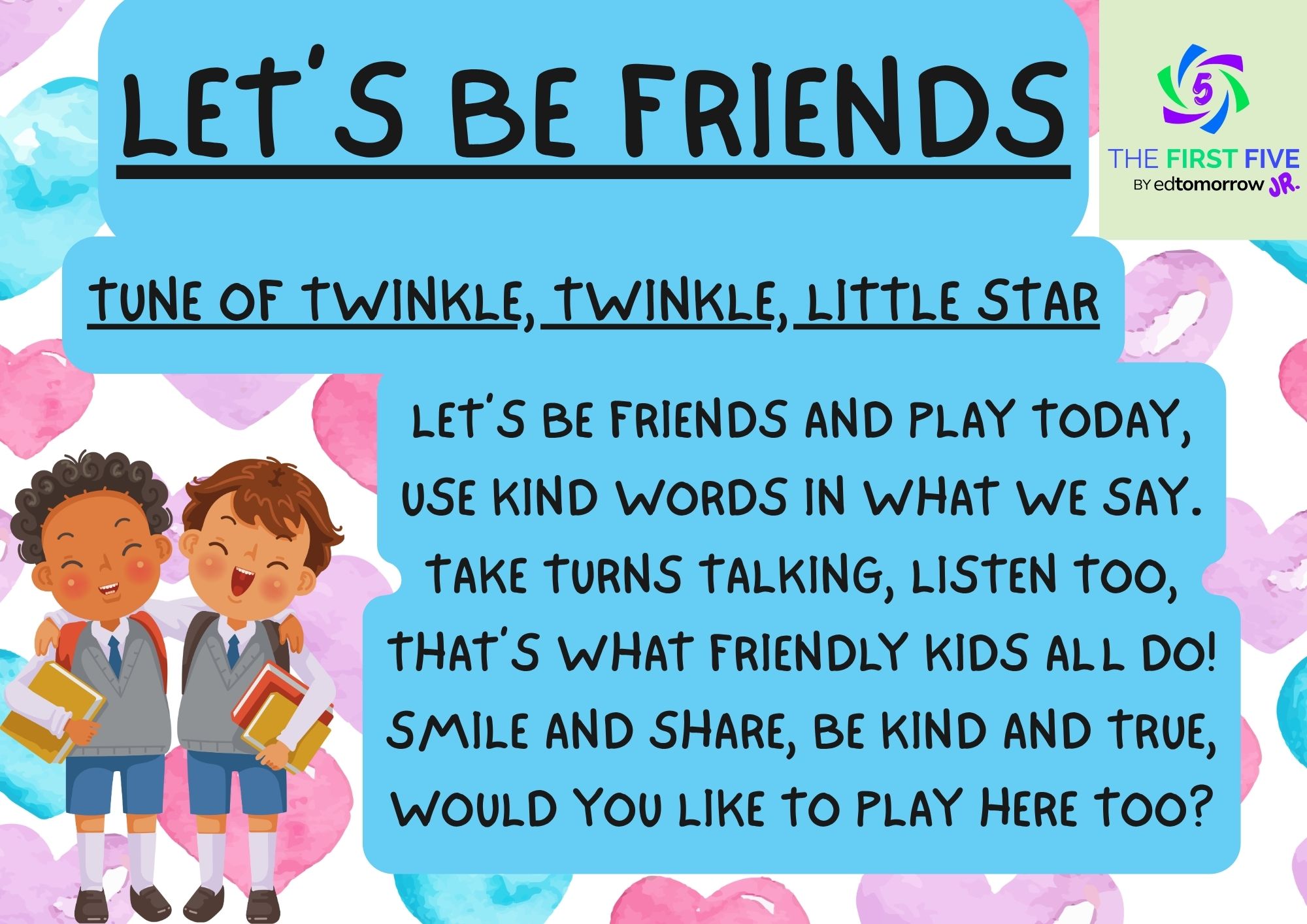 Let’s Be Friends