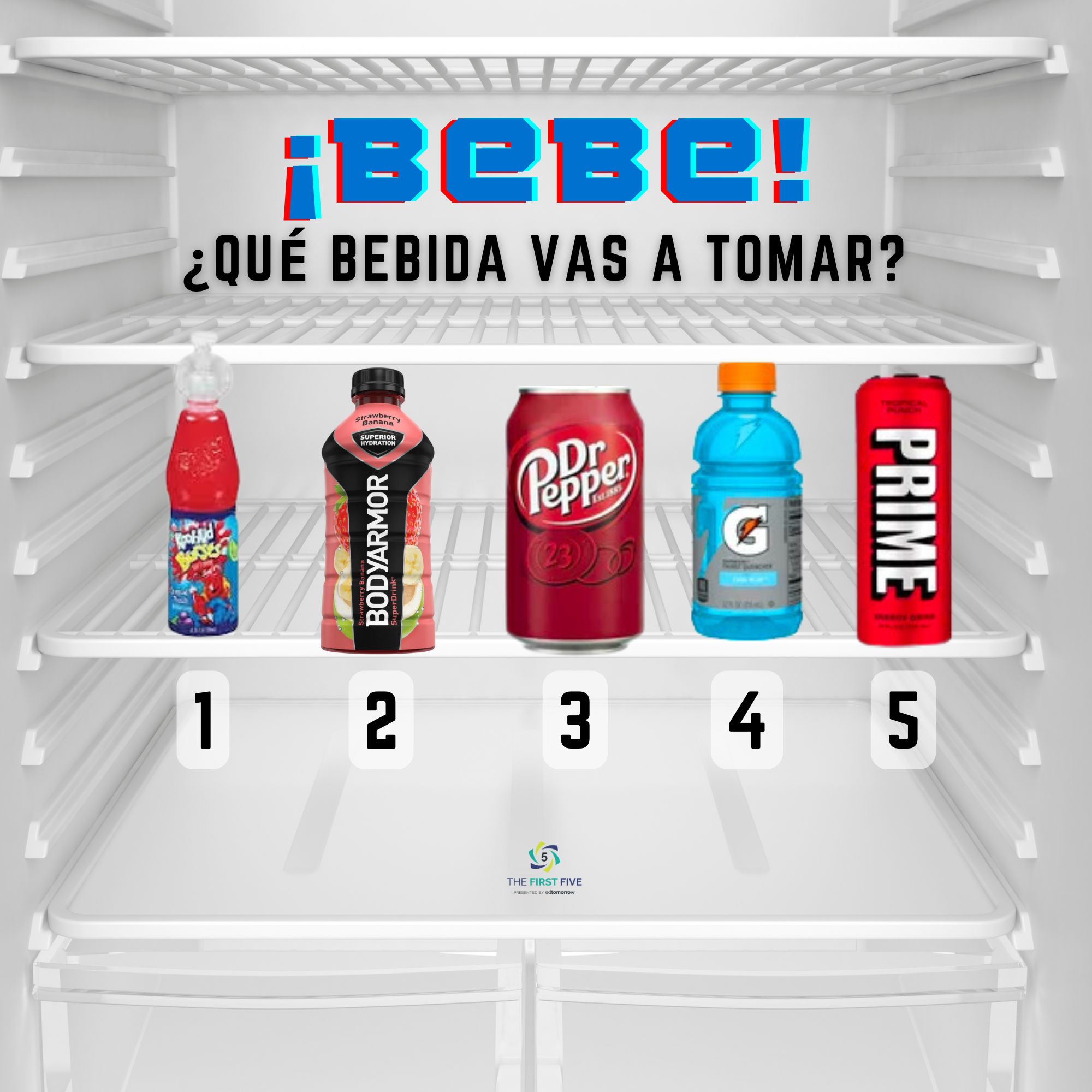 ¿Qué Bebida Vas a Tomar?