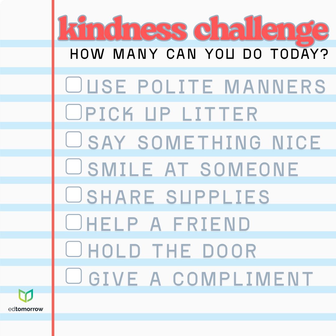 Notebook Paper Kindness Challenge