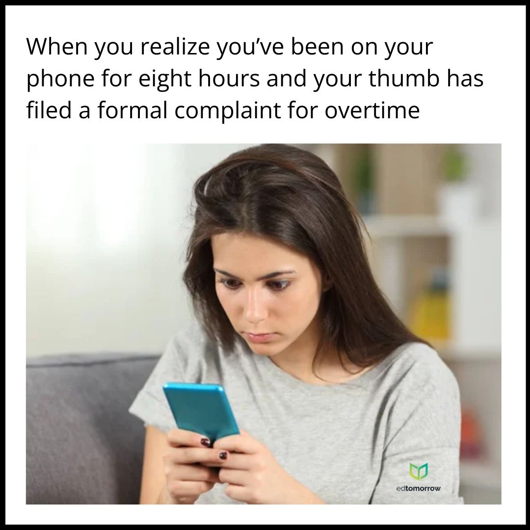 Phone Time Thumb Complaint