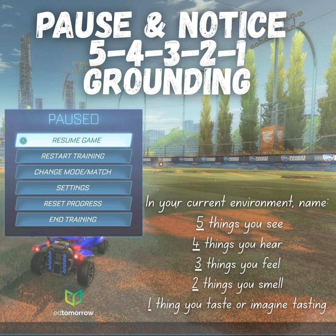 Video Game Pause Grounding