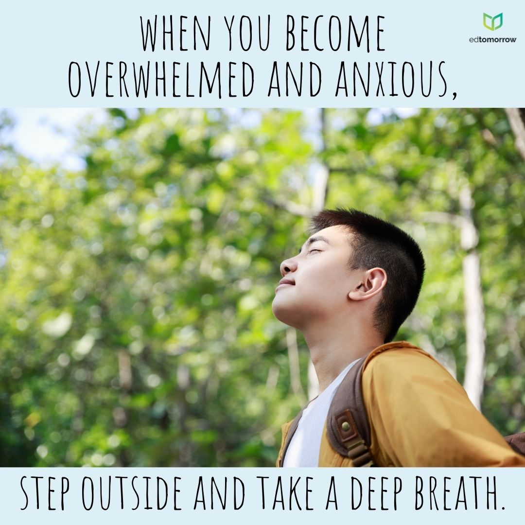 Deep Breathing Outside