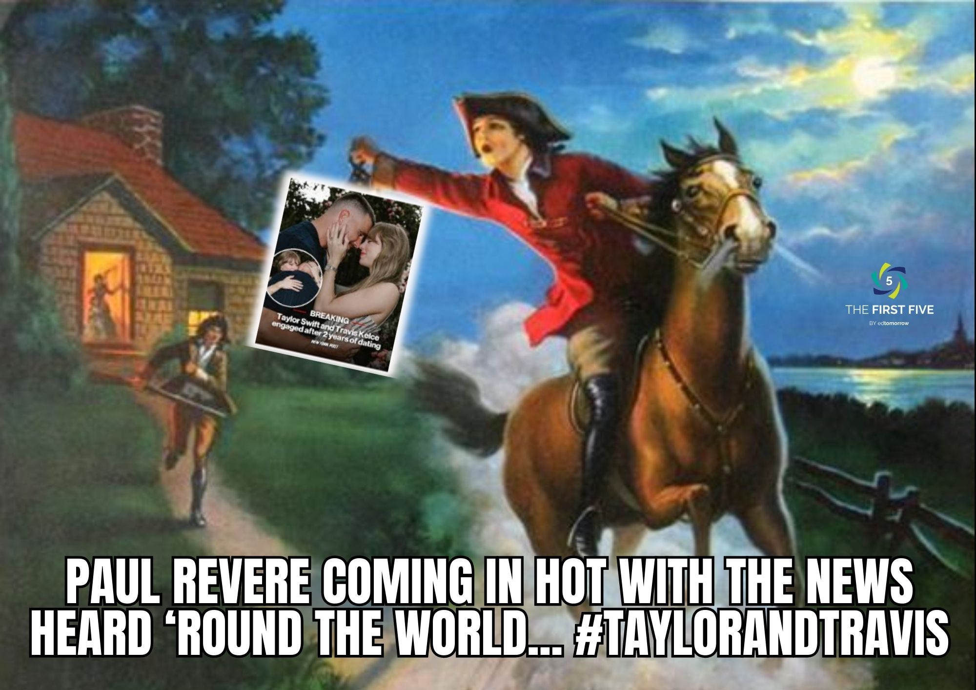 Paul Revere Taylor and Travis Engagement