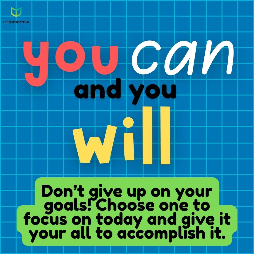 You Can and You Will