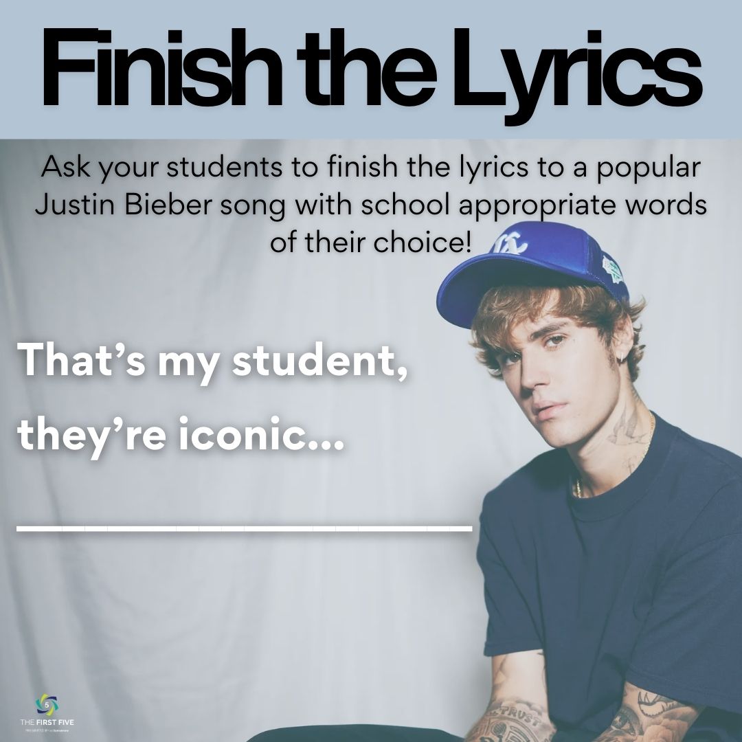 Finish the Lyrics Justin Bieber