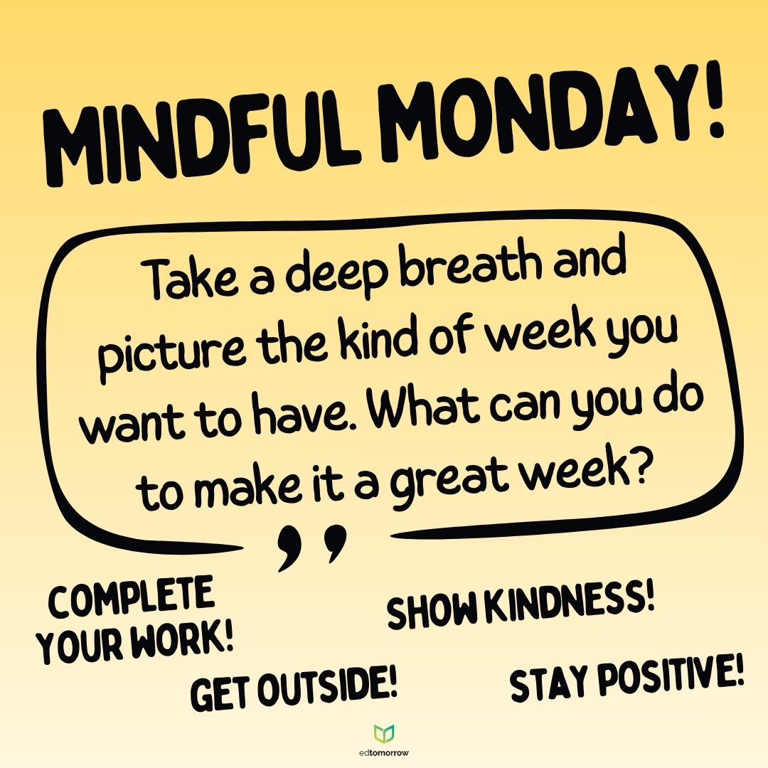 Mindful Monday Looking Ahead