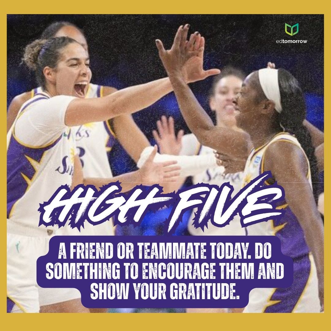 High Fives for Encouragement
