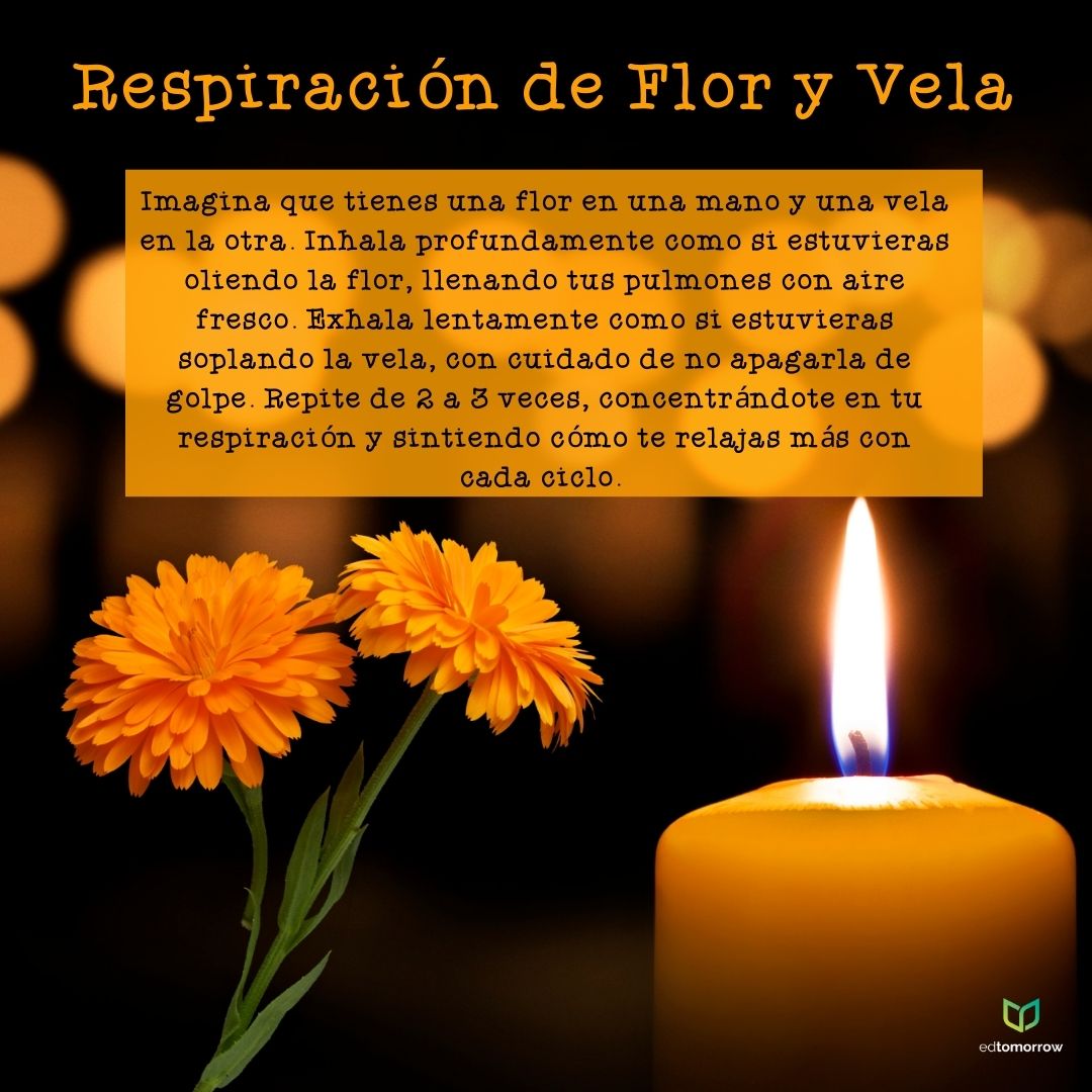 Respiración de Flor y Vela