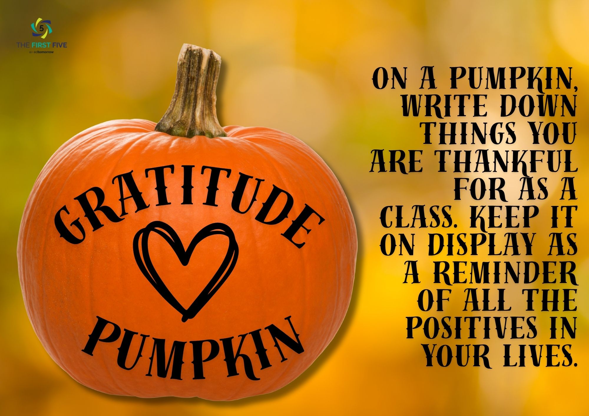 Gratitude Pumpkin