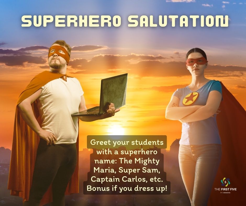 Superhero Sunrise Salutation