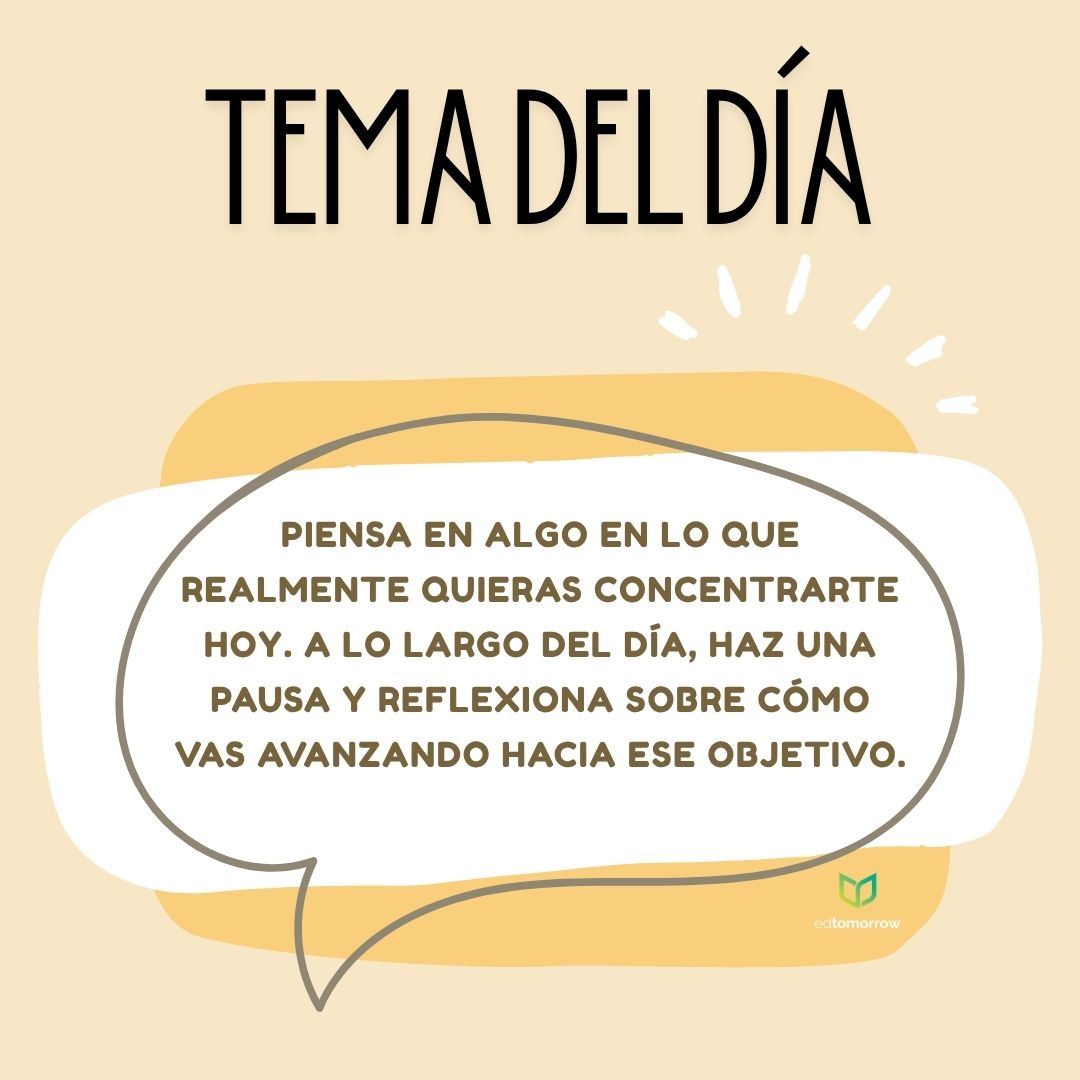 Enfócate En El Día