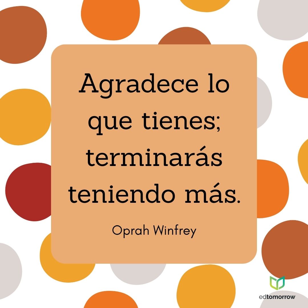 Oprah Winfrey Agradecida