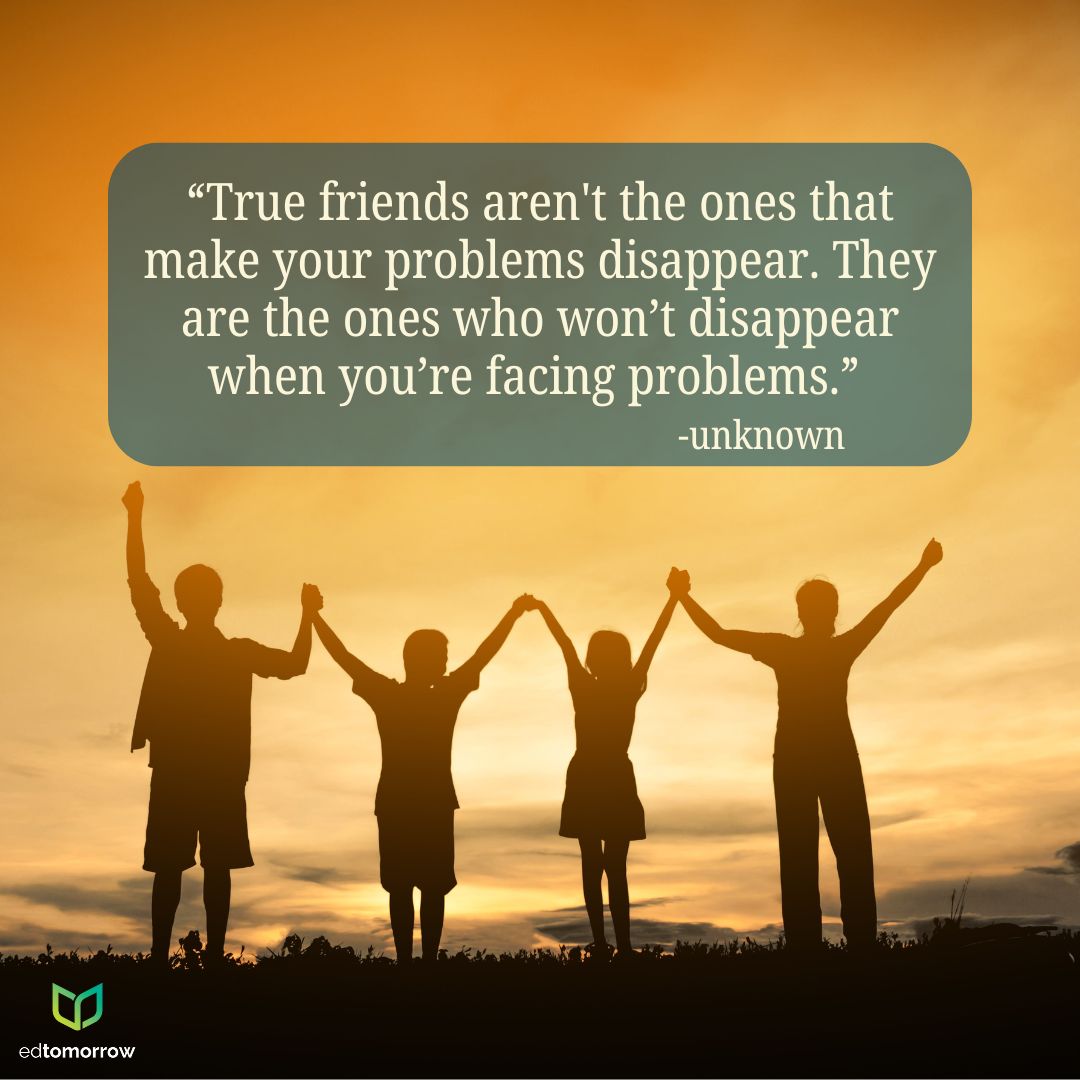True Friends Quote