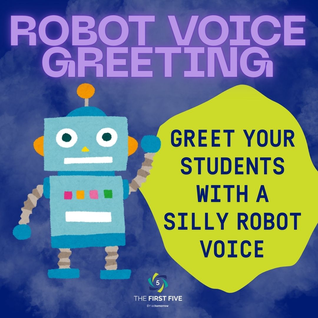 Robot Voice Greeting