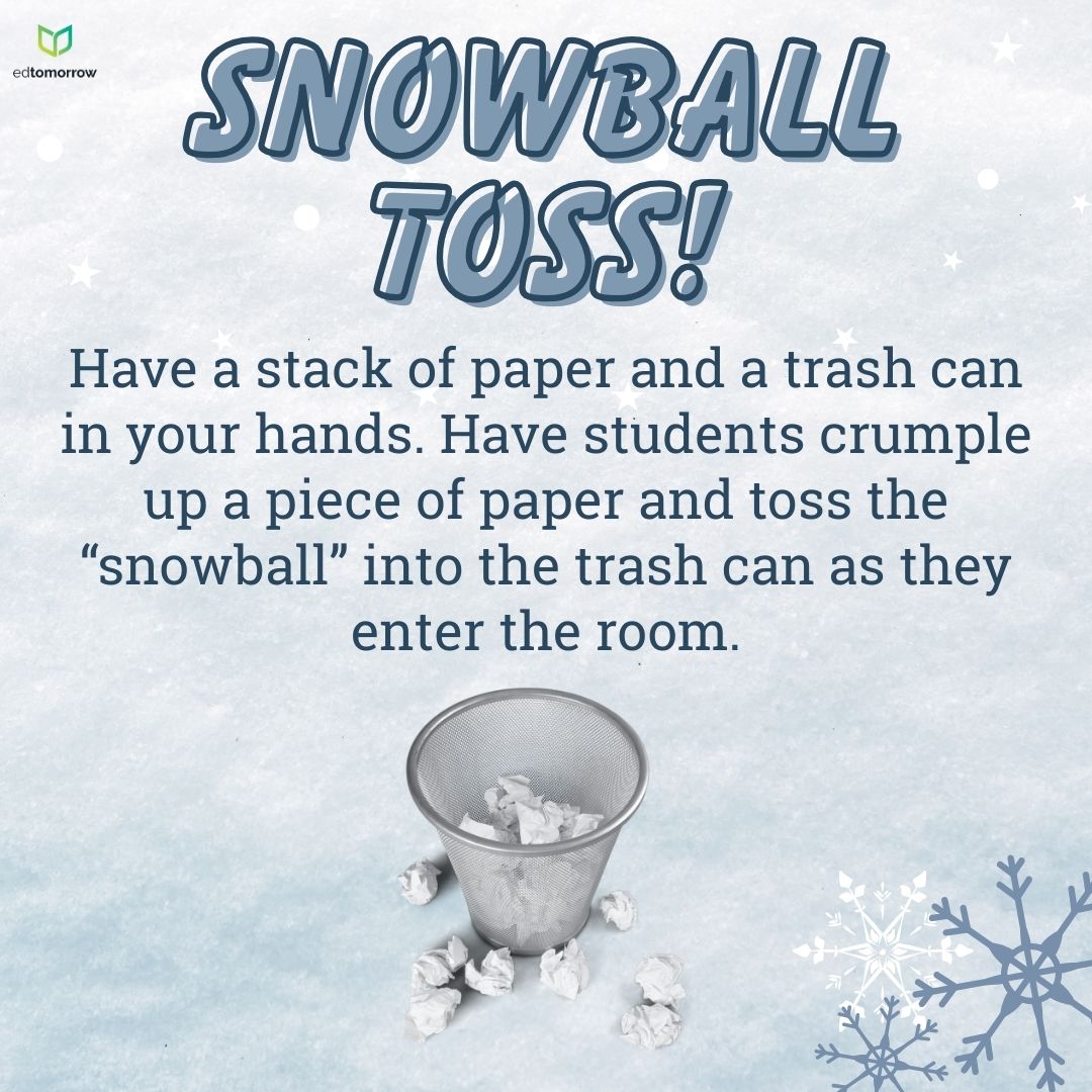 Snowball Toss!