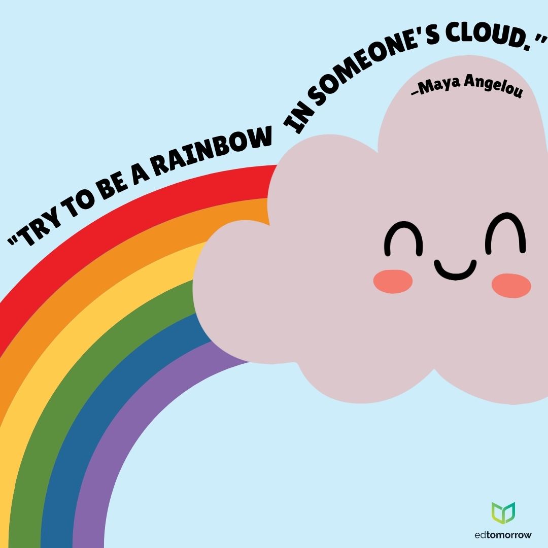Maya Angelou Rainbow