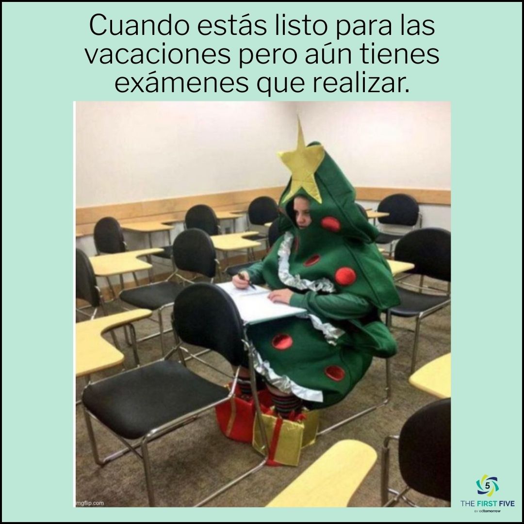 Estudiante Listo para el Receso