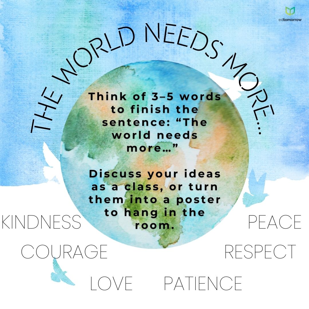 The World Needs More…