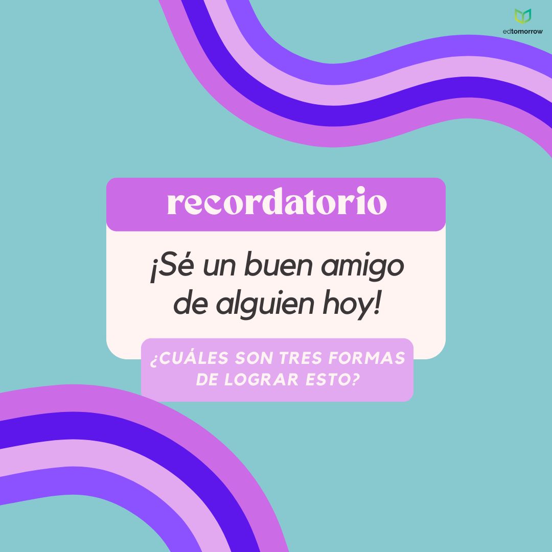 Sé un Buen Amigo