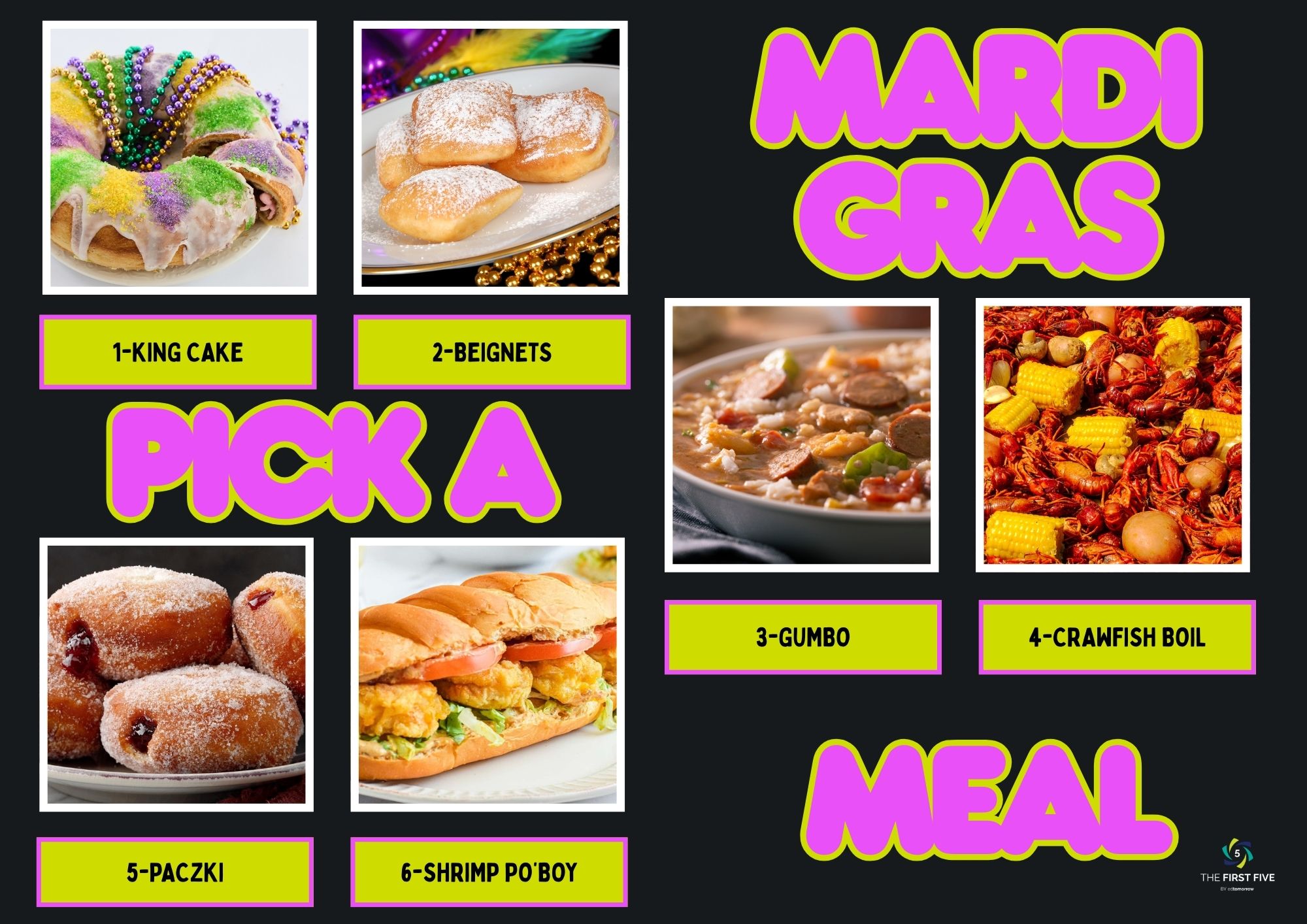 Mardi Gras Meal