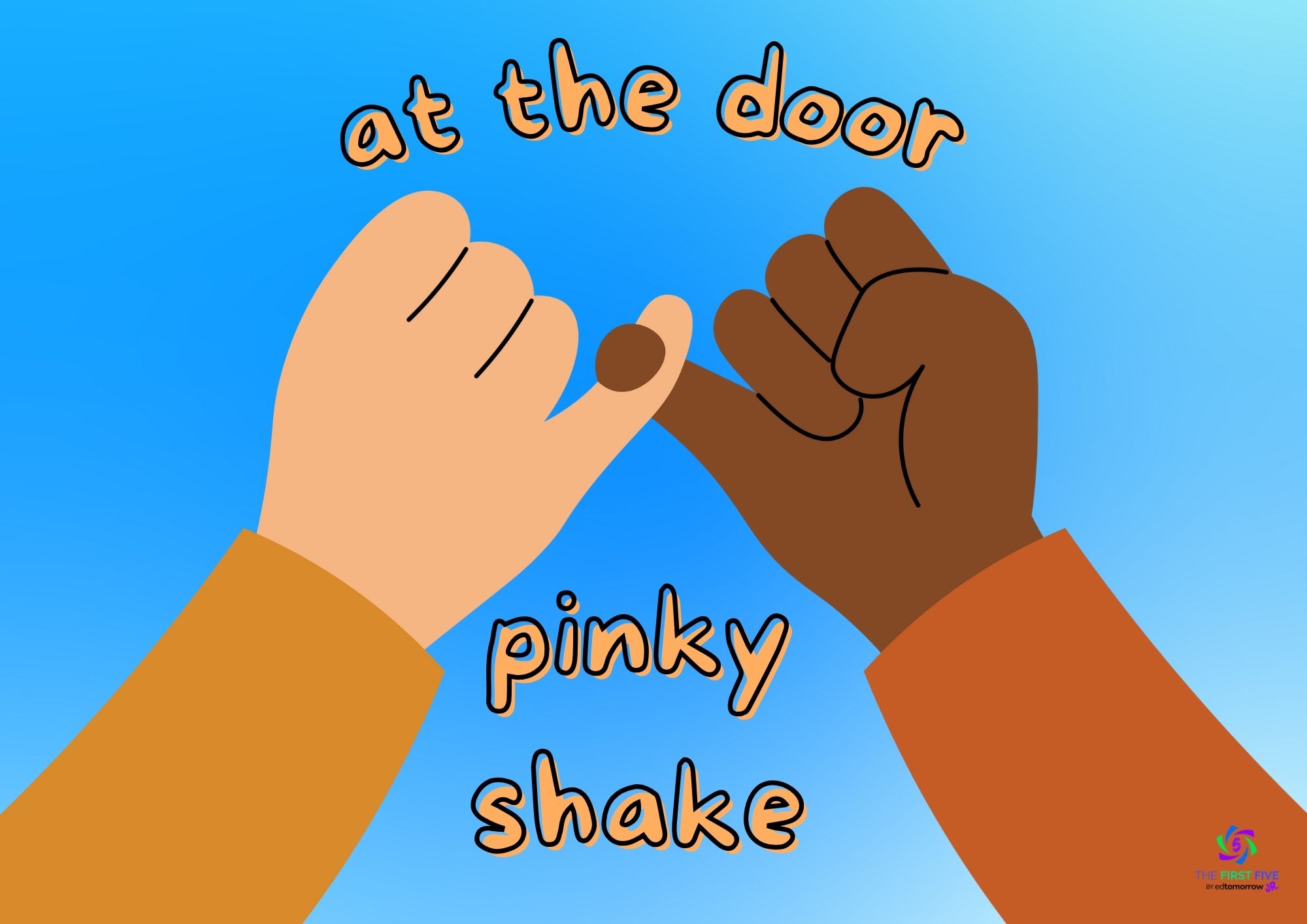 Pinky Shake Orange Blue