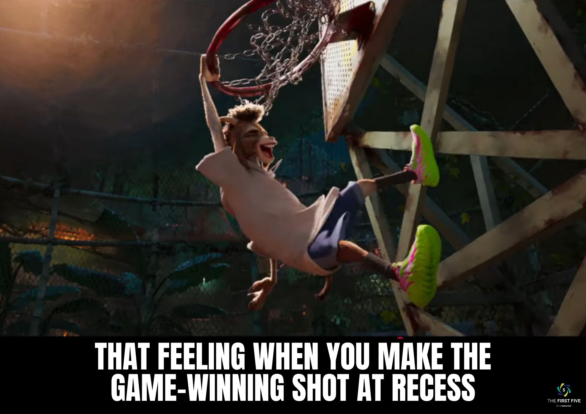 GOAT Movie Recess Basketball