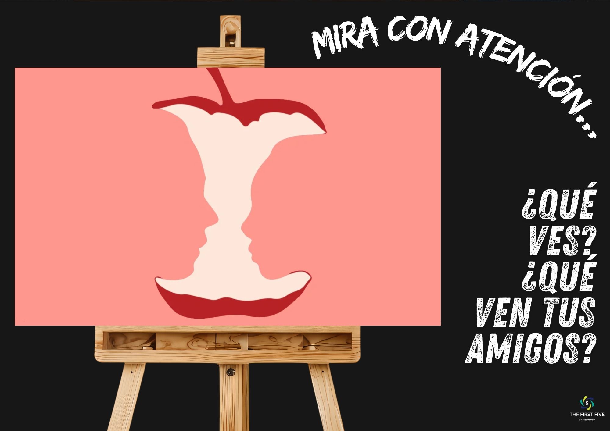 Ilusión óptica de Cabeza de Manzana