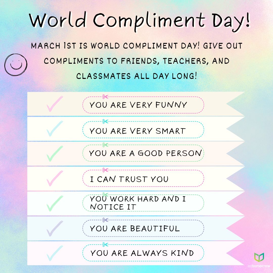 National Compliment Day Ideas