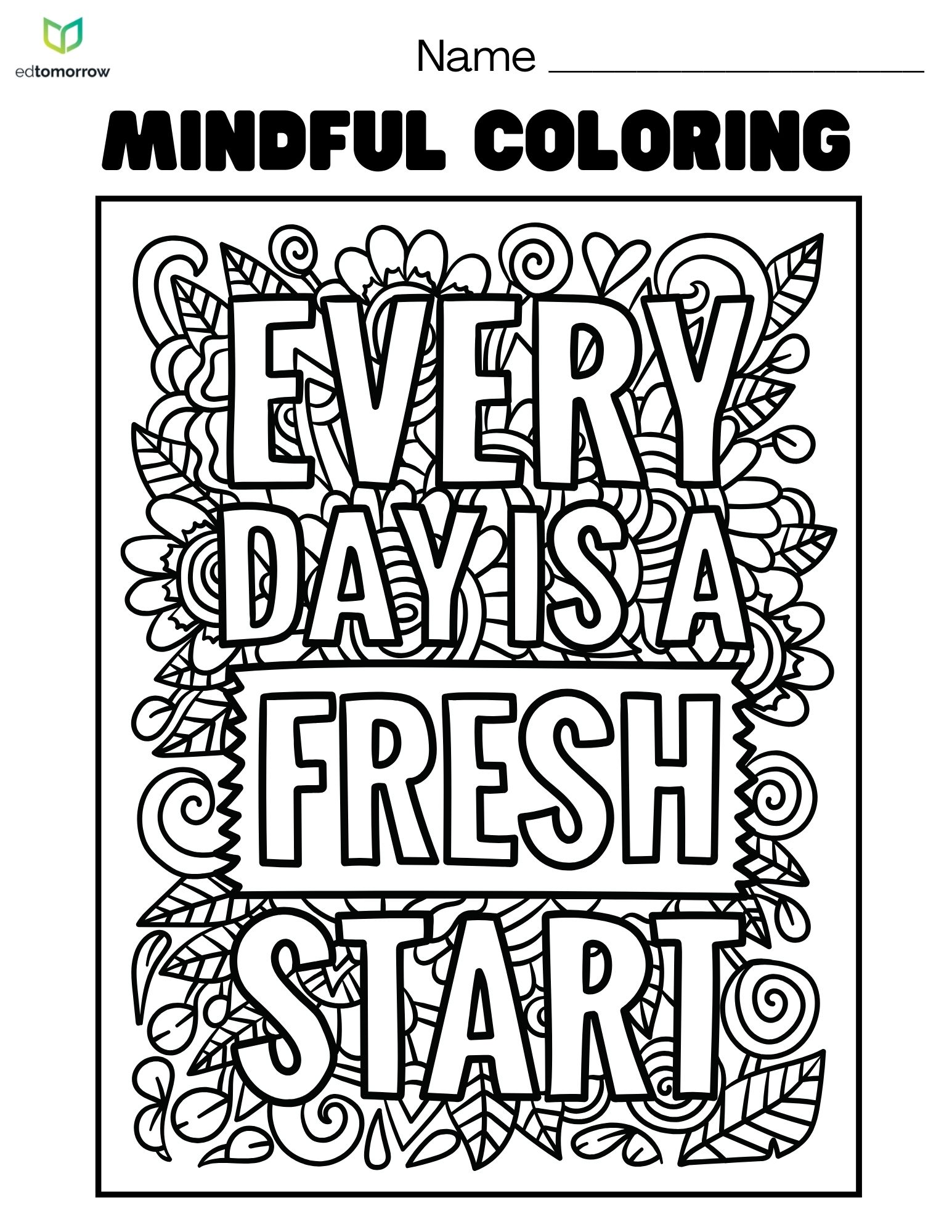 Every Day is a Fresh Start