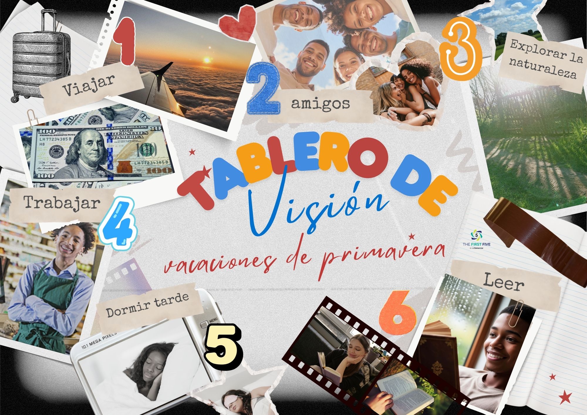 Vacaciones de Primavera Tablero de Visión