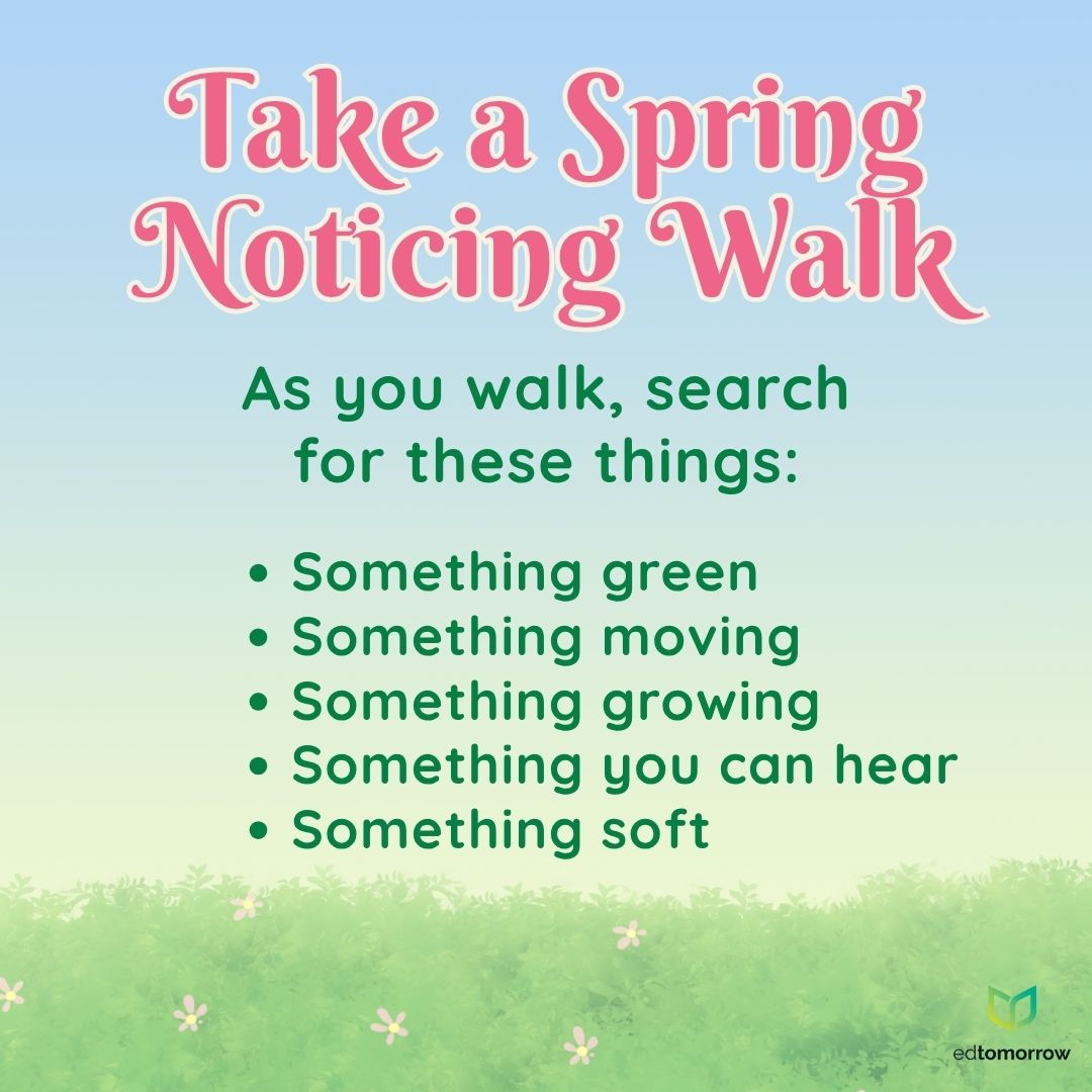Spring Noticing Walk