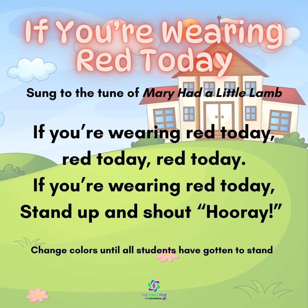 If You’re Wearing Red Today