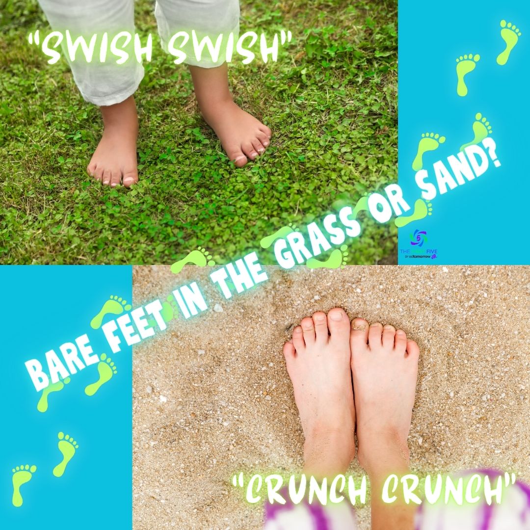 Bare Feet Grass Sand