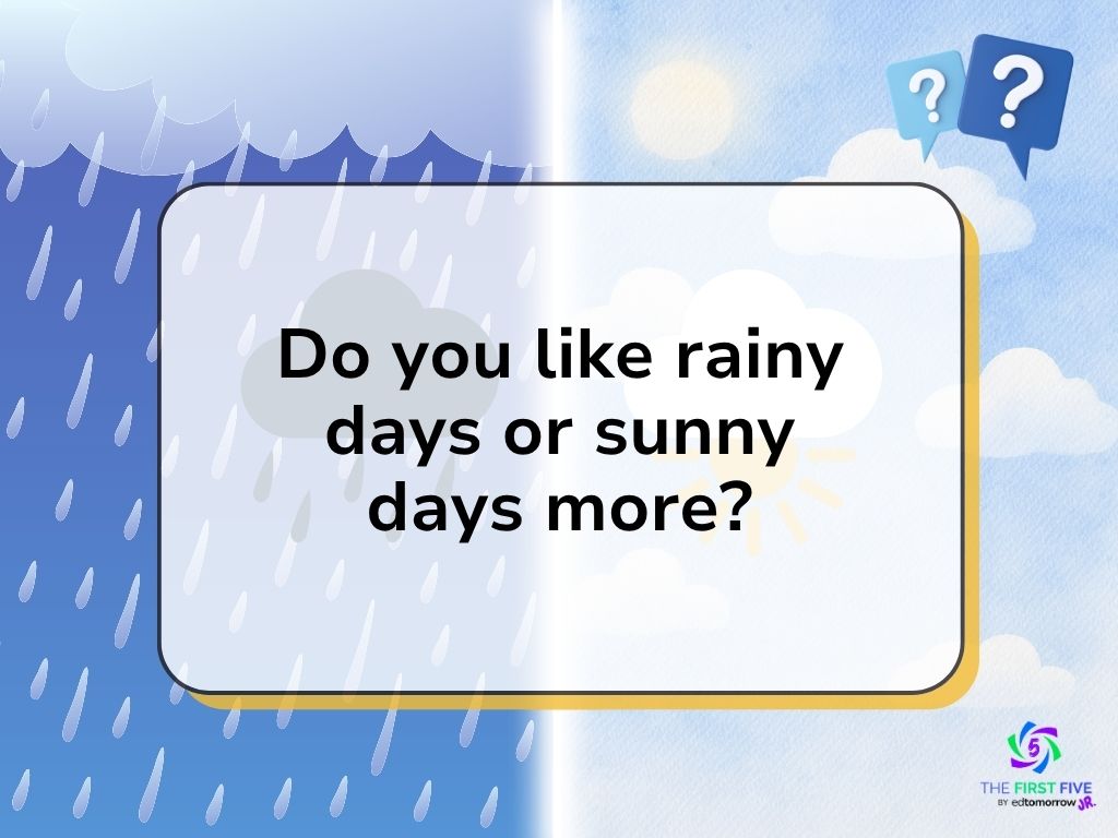 Rainy Days or Sunny Days 858je