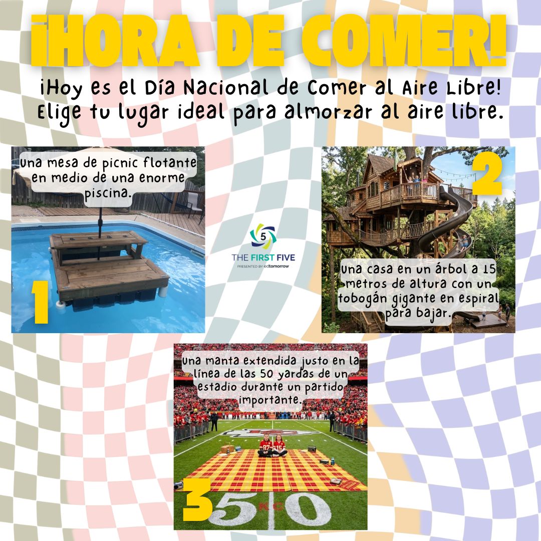 ¡Día Nacional de Comer al Aire Libre!