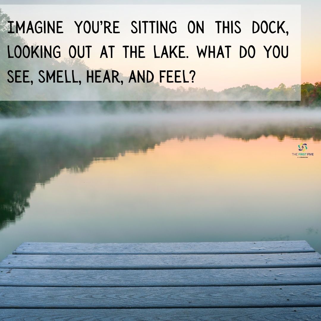 Sitting on Lake Dock