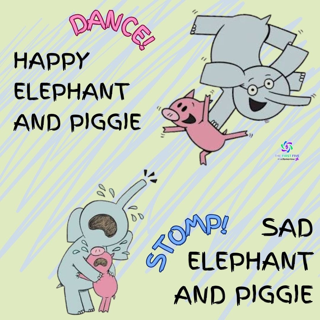 Happy or Sad Elephant and Piggie