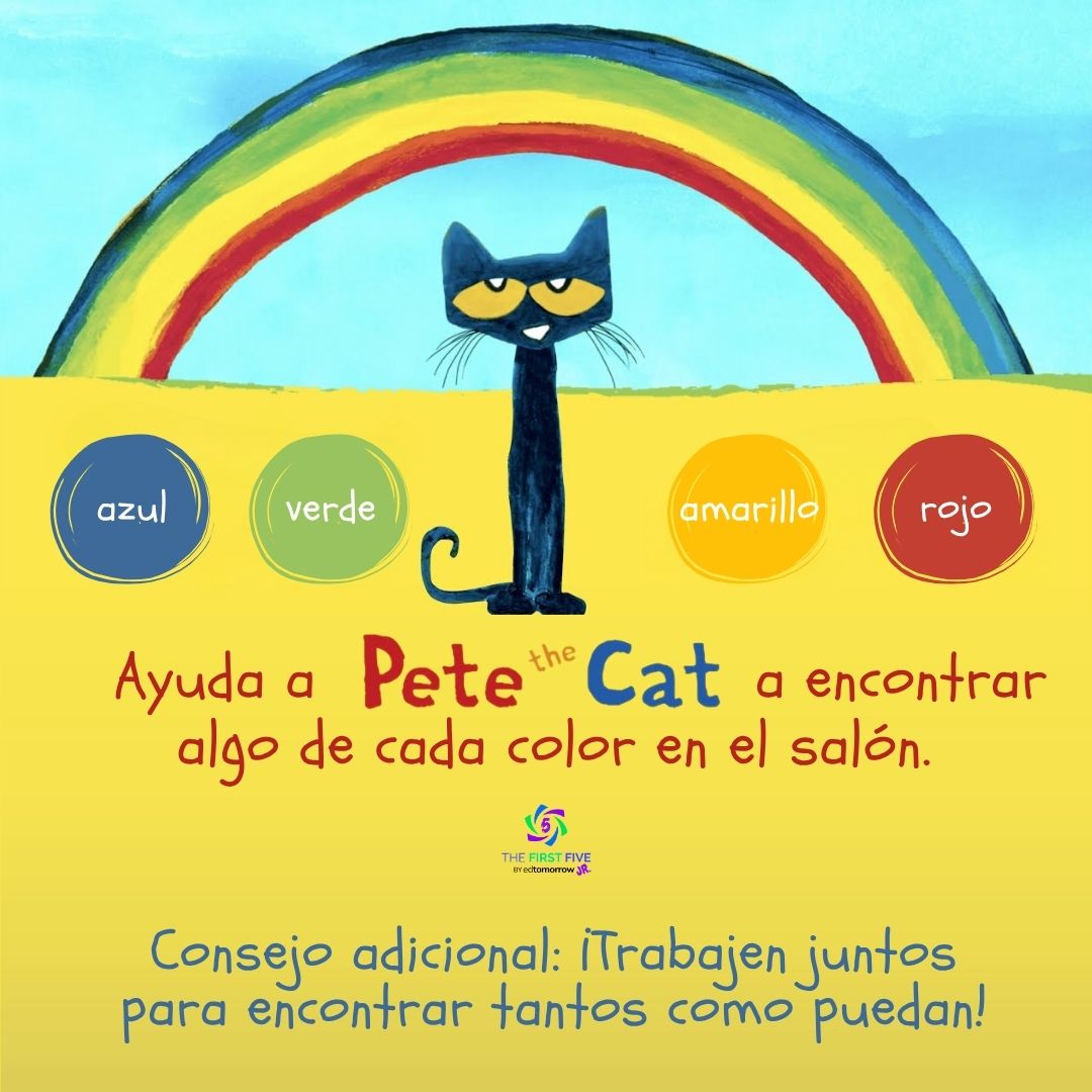 Búsqueda de Colores con Pete el Gato
