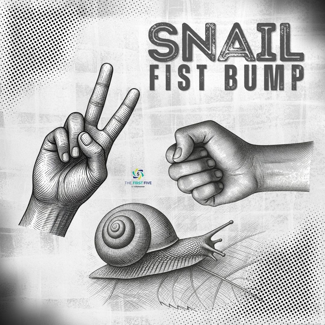 Snail Fist Bump Sketch