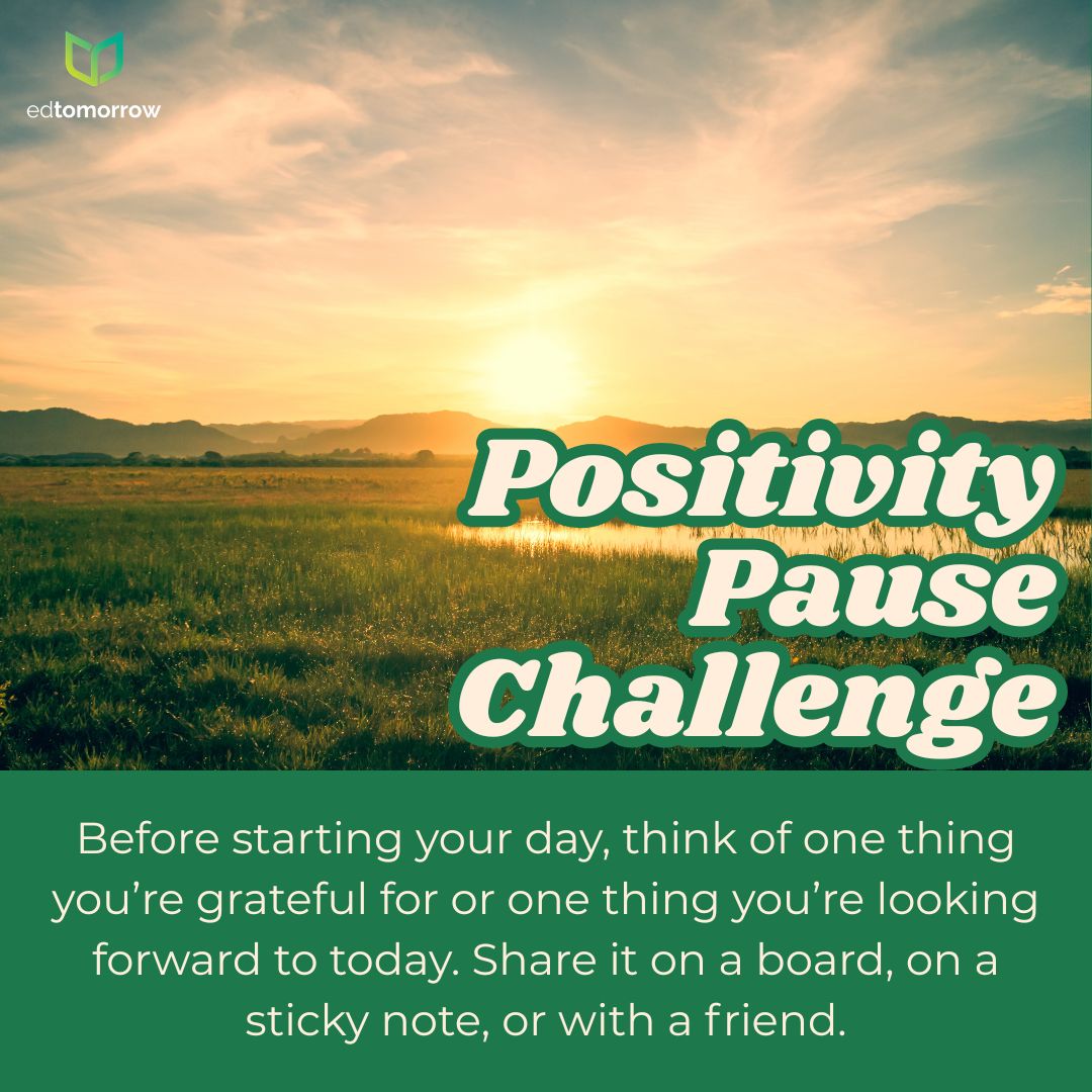 Positivity Pause Challenge
