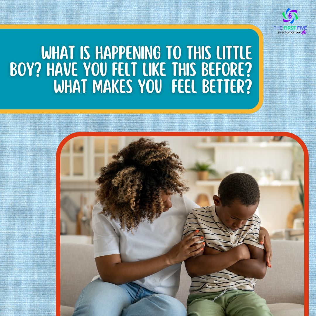 Boy with Mom Sad