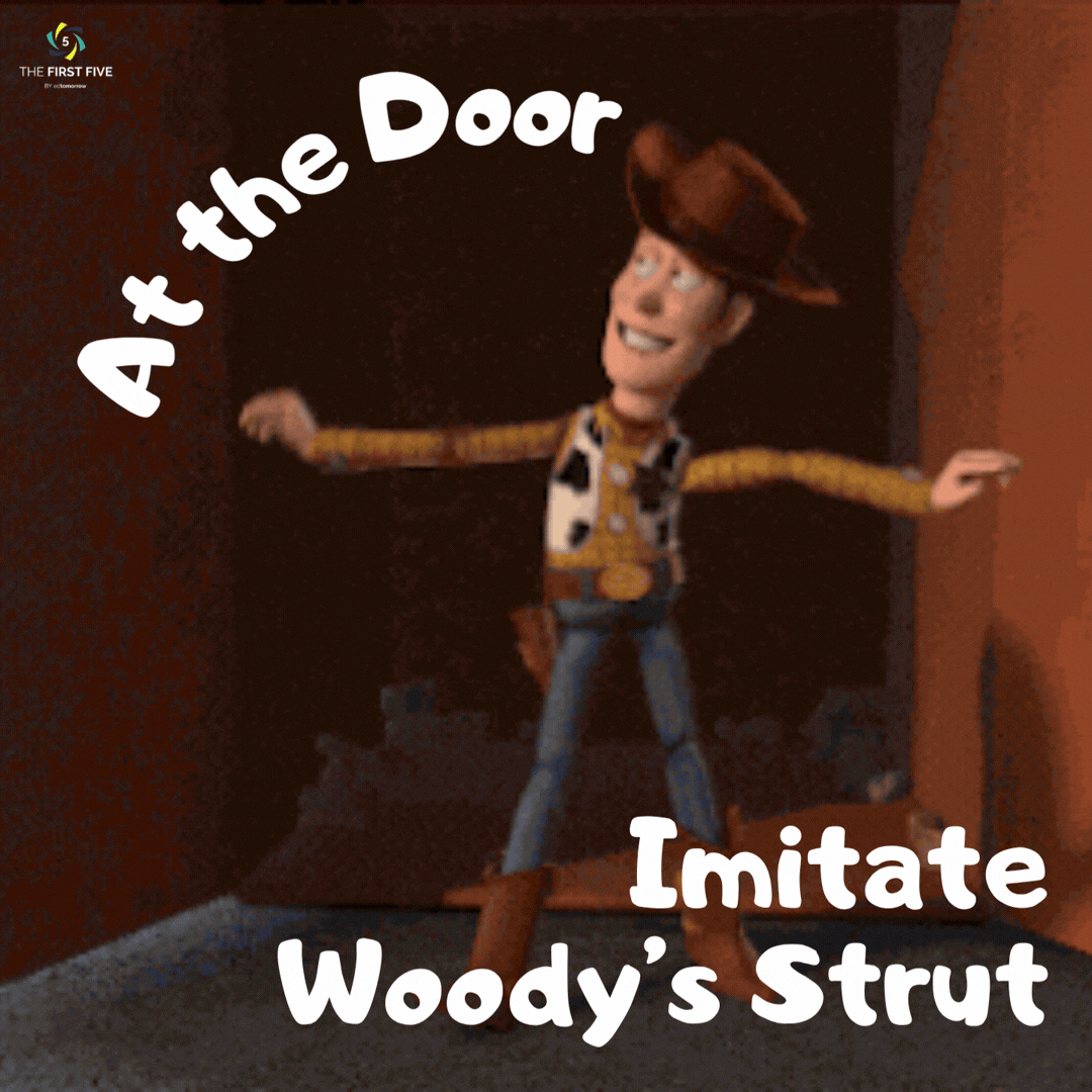 Imitate Woody’s Strut